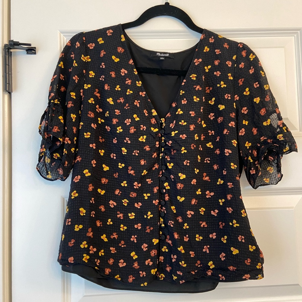 Madewell floral top